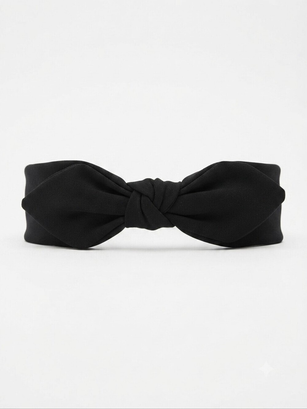 New Lele Sadoughi Betty Headband Black Bow Stretch